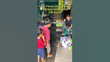 Tuan Faruq marah marah pas beli jajan #anakdesa #minivlog #davidsunairi #jajanan