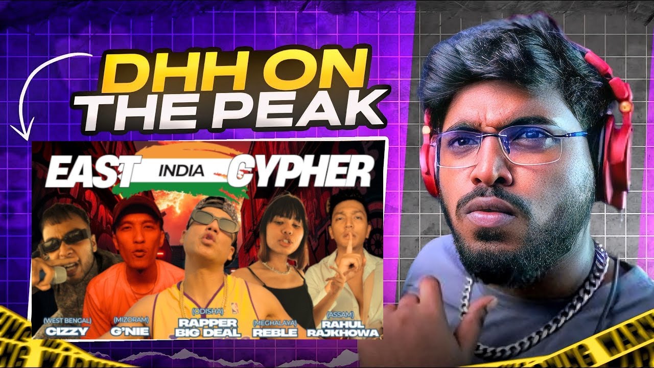 East India Cypher Reaction | Rapper Big Deal, G'nie, Reble, Rahul Rajkhowa, Cizzy | Hit Human 🔥