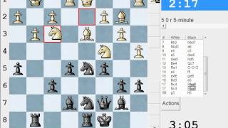 Chess World.net: LIVE Blitz #1734 vs nowbetter (2131) - Queen's pawn: Yusupov-Rubinstein (A46)