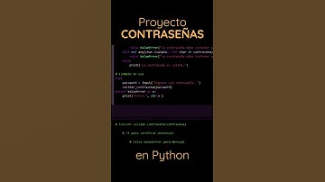 Crea Contraseñas #python #aprenderpython #programacion