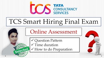TCS Smart Hiring Final Exam | TCS Online Final Assessment Test | Online Assessment | StudyStool |