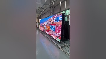 Mechanical matrix LED screen KINETIC LED VIDEO WALL  #leddisplay #led #ledwall #ledscreen