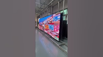 Mechanical matrix LED screen KINETIC LED VIDEO WALL  #leddisplay #led #ledwall #ledscreen
