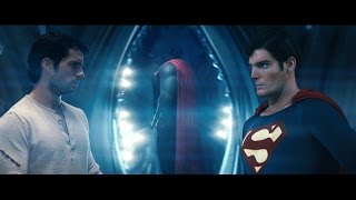 Superman meets Superman (Christopher Reeve & Henry Cavill)