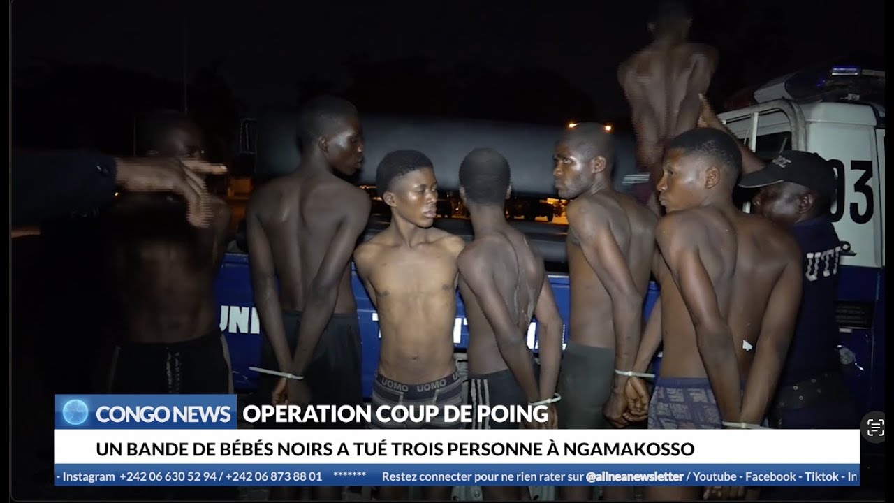 Une bande de bébés noirs a tué 3 personnes au quartier Ngamakosso #brazzaville #kinshasa #police