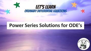 (DE07) Power-Series Solutions for ODE