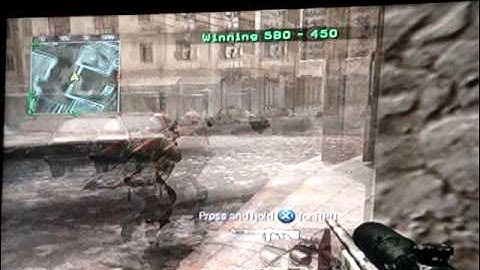 Call of Duty 4 M40 no scopes and quick scopes montage