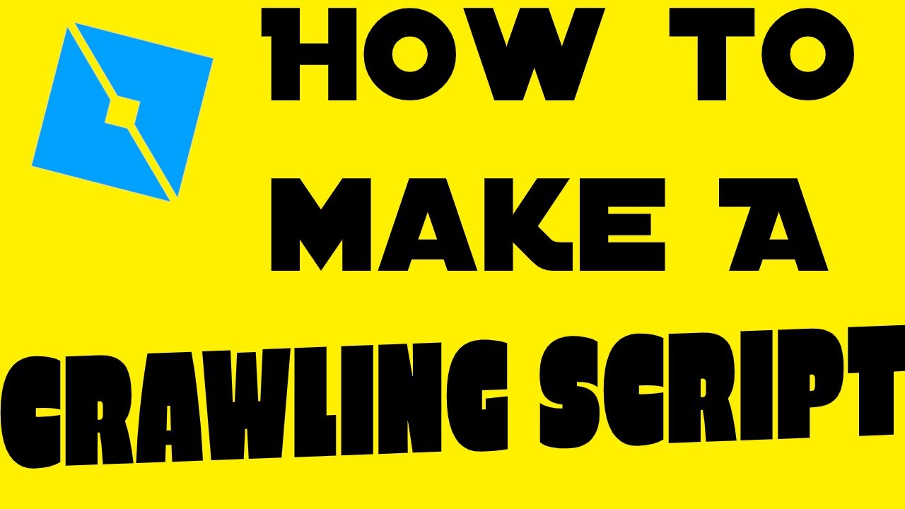 How To Make Crawling Script Roblox Studio Tutorial Youtube - how to crawl in roblox studio
