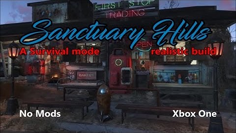 Fallout 4 sanctuary survival build (completely mod free)