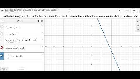 Desmos Activity How To: Function Notation: Evaluating and Simplifying 2