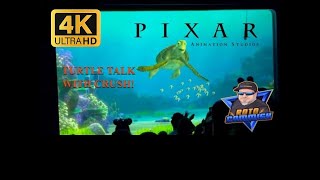 PIXAR'S TURTLE TALK WITH CRUSH AT DISNEY CALIFORNIA ADVENTURE PARK #vlog