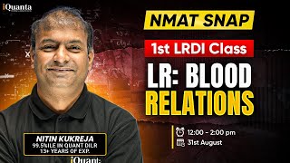 First LRDI Class for NMAT and SNAP 2025 | Blood Relation | Nitin Sir | iQuanta