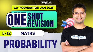 CA Foundation Probability One Shot | Probability for CA Foundation By CA Nishant Kumar