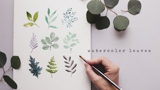 Every Watercolor Leaf You'll Ever Need! w/ Genuine Crafts