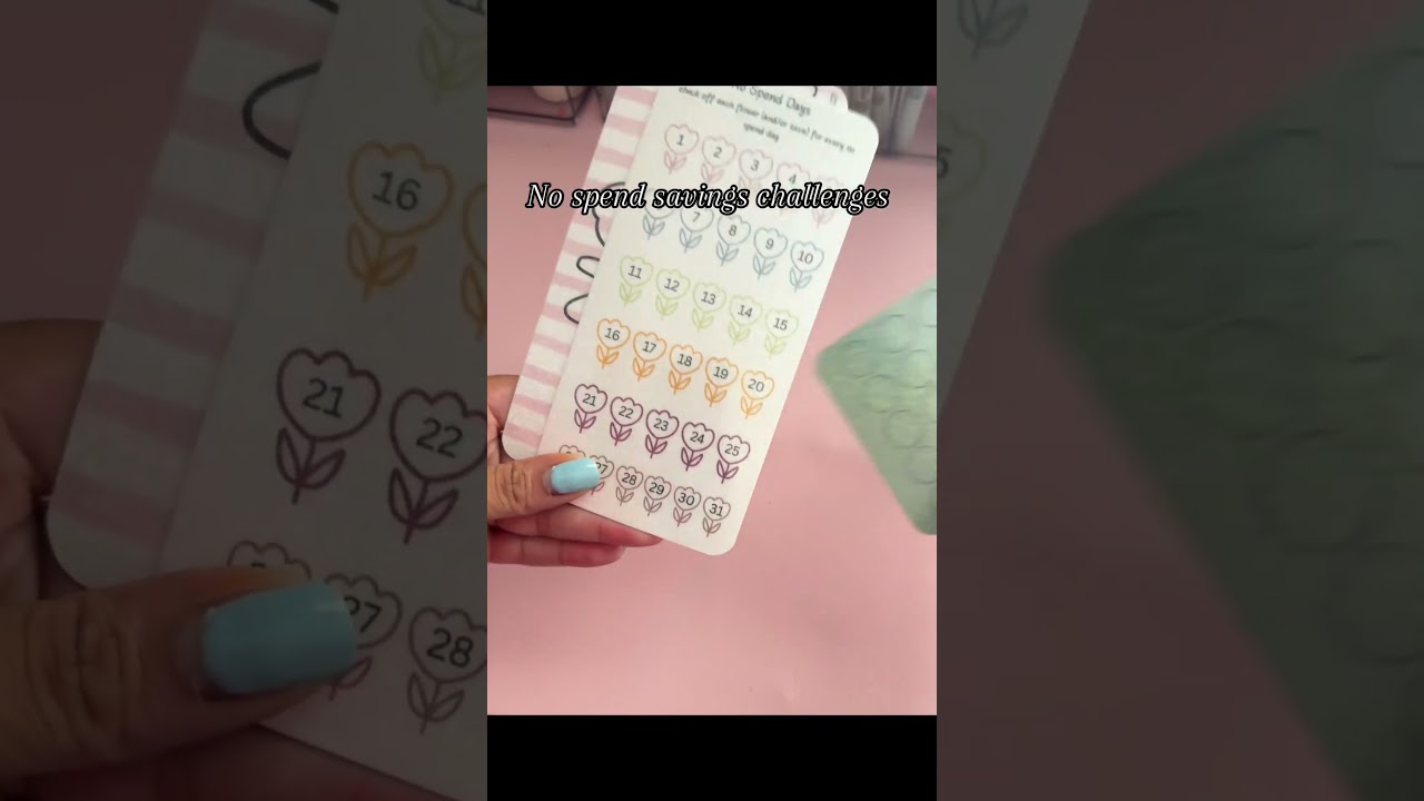 No spend savings challenges  