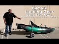 Landing Gear for Fishing KAYAKS - Build Your Own - Construction and Installation Video