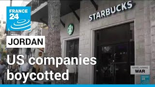 Jordanians boycott American brands over support for Israel • FRANCE 24 English screenshot 1