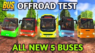 All New 5 Buses Offroad Test, Drag Race & Many More In Bus Simulator Ultimate 2.0.1 | Bus Gameplay