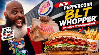Celebrity Burger King Peppercorn BLT Whopper Review!! Wealth