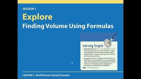 Math Lesson 3, Session 1