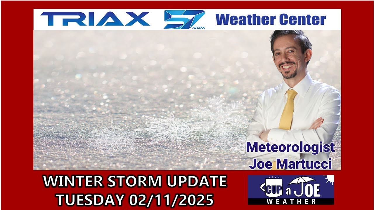SNOW! Tuesday evening NJ winter storm update | 2/11/2025 - YouTube
