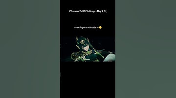 Character Build Challenge - Day 3  ⚔️