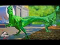 Alien Velociraptor vs. Dilophosaurus &amp; Deinonychus Small Carnivores Battle