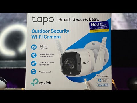 Tp-Link TAPO C310 Cámara De Seguridad Externa + VISIÓN NOCTURNA (UNBOXING +  CONFIGURACIÓN) 