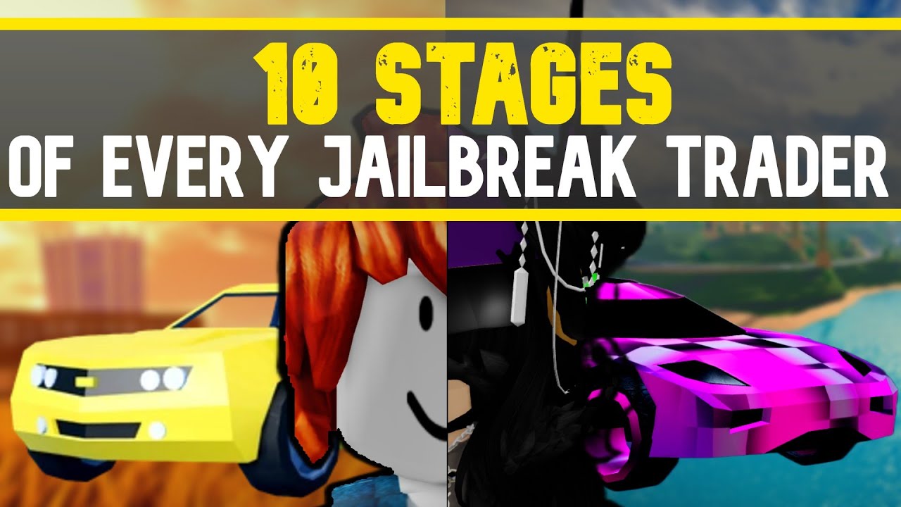 The 10 Stages of EVERY Roblox Jailbreak TRADER