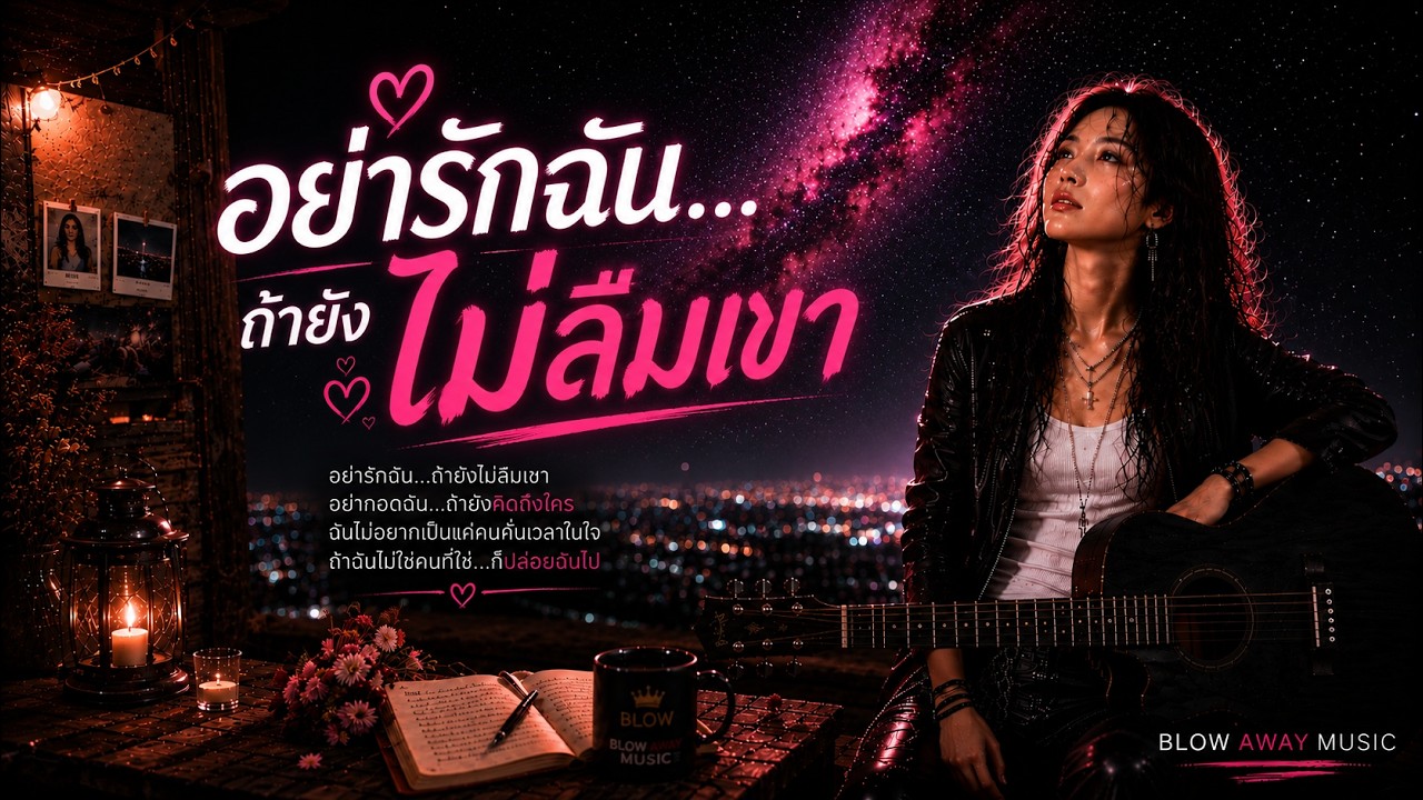 อย่ารักฉัน...ถ้ายังไม่ลืมเขา 💔- BLOW AWAY MUSIC | เพลงอกหักที่เจ็บที่สุด | Slow Rock เพราะกินใจ
