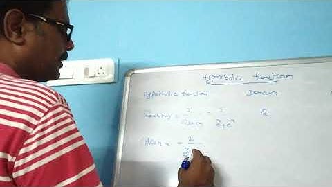 JEEMAINS ADVANCE EAMCET CHAPTER 8 // PART 1 :- Hyperbolic Functions in English by Sridhar Patnaik