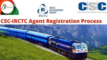 CSC- IRCTC AGENT REGISTRATION FORM PROCESS ONLINE THROUGH CSC PORTAL #CSC-VLE-IRCTC-AGENT
