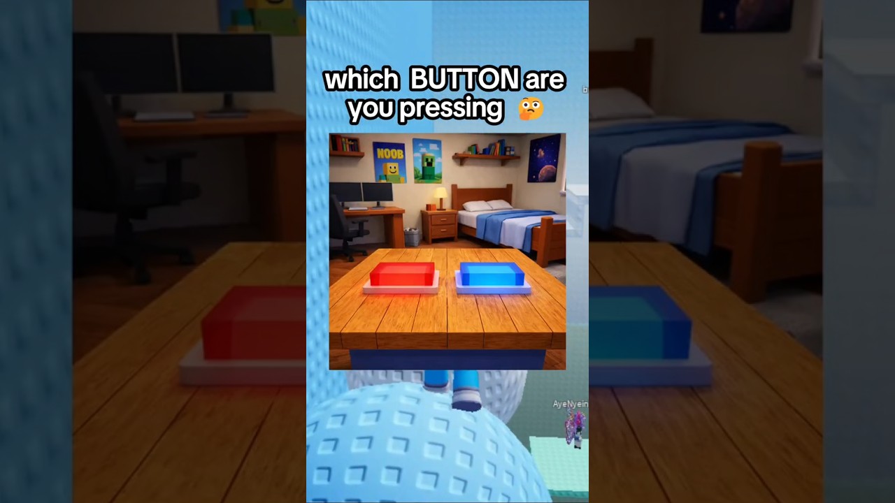 Red or Blue Button 😭🙏 #roblox #rblx #relatable