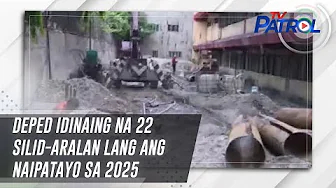 DepEd idinaing na 22 silid-aralan lang ang naipatayo sa 2025 | TV Patrol