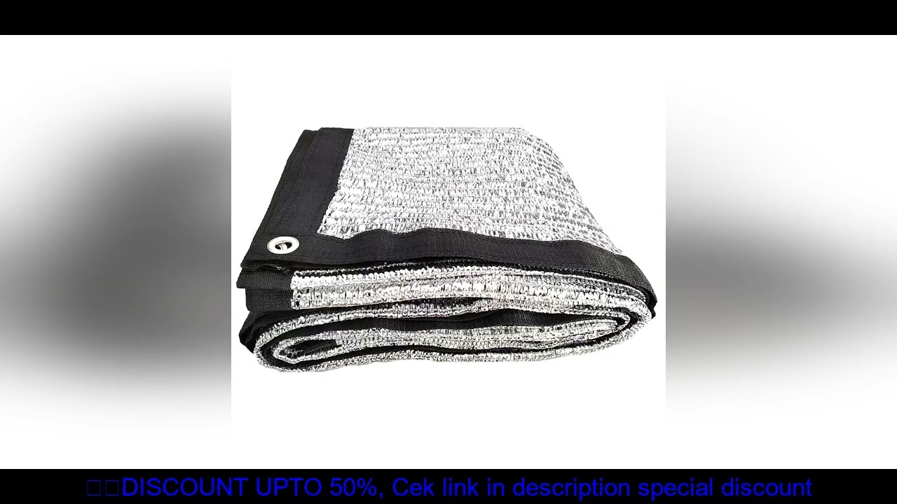 Outdoor Silver Shade Net Gazebos Aluminum Sun Block With Reinforcing Edge Pets Cars Shelter 85% UV B