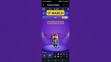 Hamster Kombat Dev Game Daily Cipher 17 March | Hamster Kombat Daily Cipher Code | Daily Combo