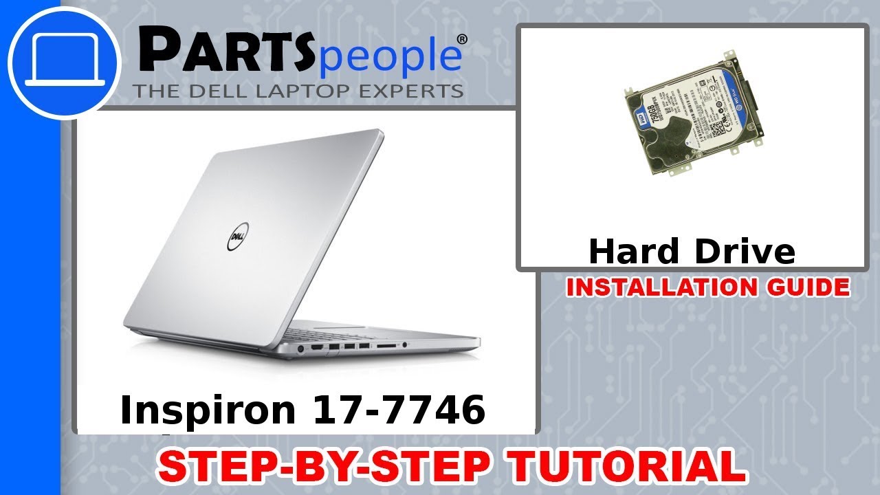 Dell Inspiron 17-7746 (P24E002) Hard Drive How-To Video Tutorial