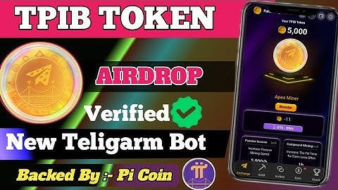 TPIB Telegram Airdrop | Telegram Airdrop Verified Project | New Teligarm Bot | TPIB Bot Don