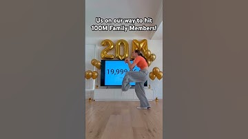 WE CAN’T BELIEVE WE JUST HIT 20M FAMILY MEMBERS! 🥹 - #challenge #game #couple #funny #shorts