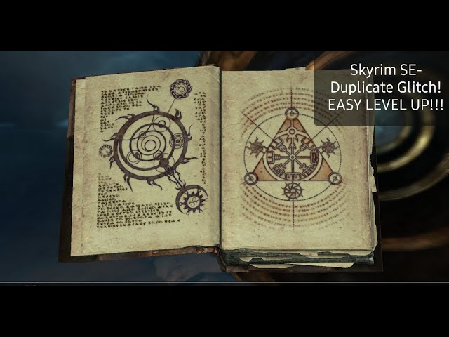 Skyrim SE - How to duplicate Oghma Infinium and easy quick level WORKS!) - YouTube