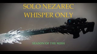 Destiny 2 | Solo Nezarec WHISPER OF THE WORM ONLY