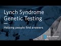Lynch Syndrome Genetic Testing | Ambry Genetics