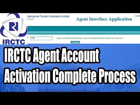 IRCTC Agent Account Activation Complete Process | IRCTC एजेंट खाता सक्रियण पूरी प्रक्रिया