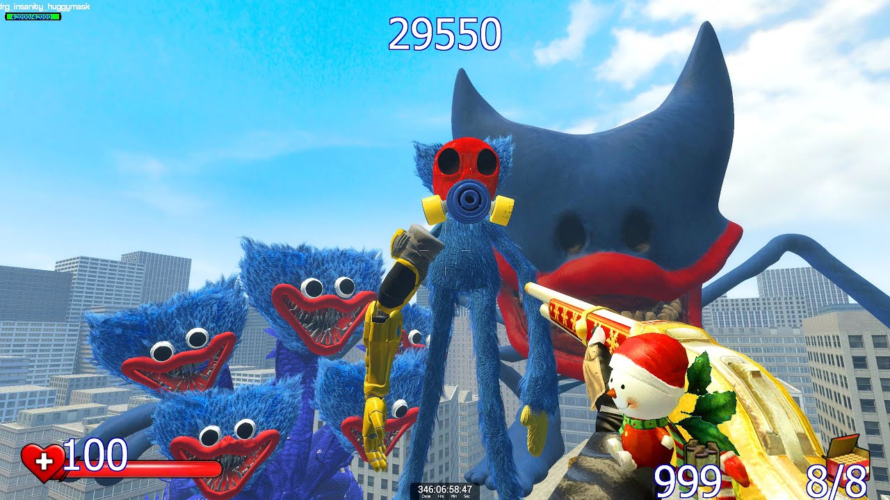 I RUINED HUGGY WUGGY'S PARTY IN THE POPPY PLAYTIME CITY! | GARRY’S MOD