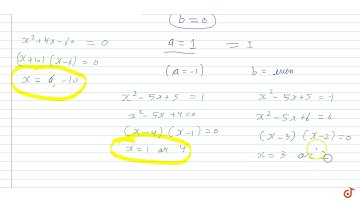 The sum of all real values of X satisfying the equation `(x^2-5x+5)^(x^2 + 4x -60) = 1` is: