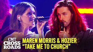 Maren Morris \u0026 Hozier Perform “Take Me To Church” ⛪  CMT Crossroads