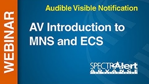 AV - ECS/MNS -- Webinar: AV Introduction to MNS and ECS
