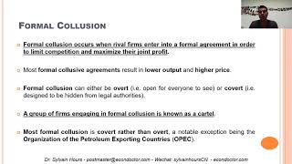 Webinar - Oligopoly (Part B)