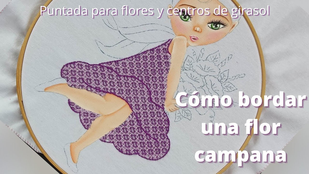 112 - Puntada para flores, frutas, centro de girasol  - Canasta con girasol | Say Artes