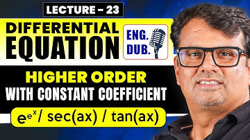 Ordinary Differential Equation in English | Particular Integral - Part 6 |By GP Sir